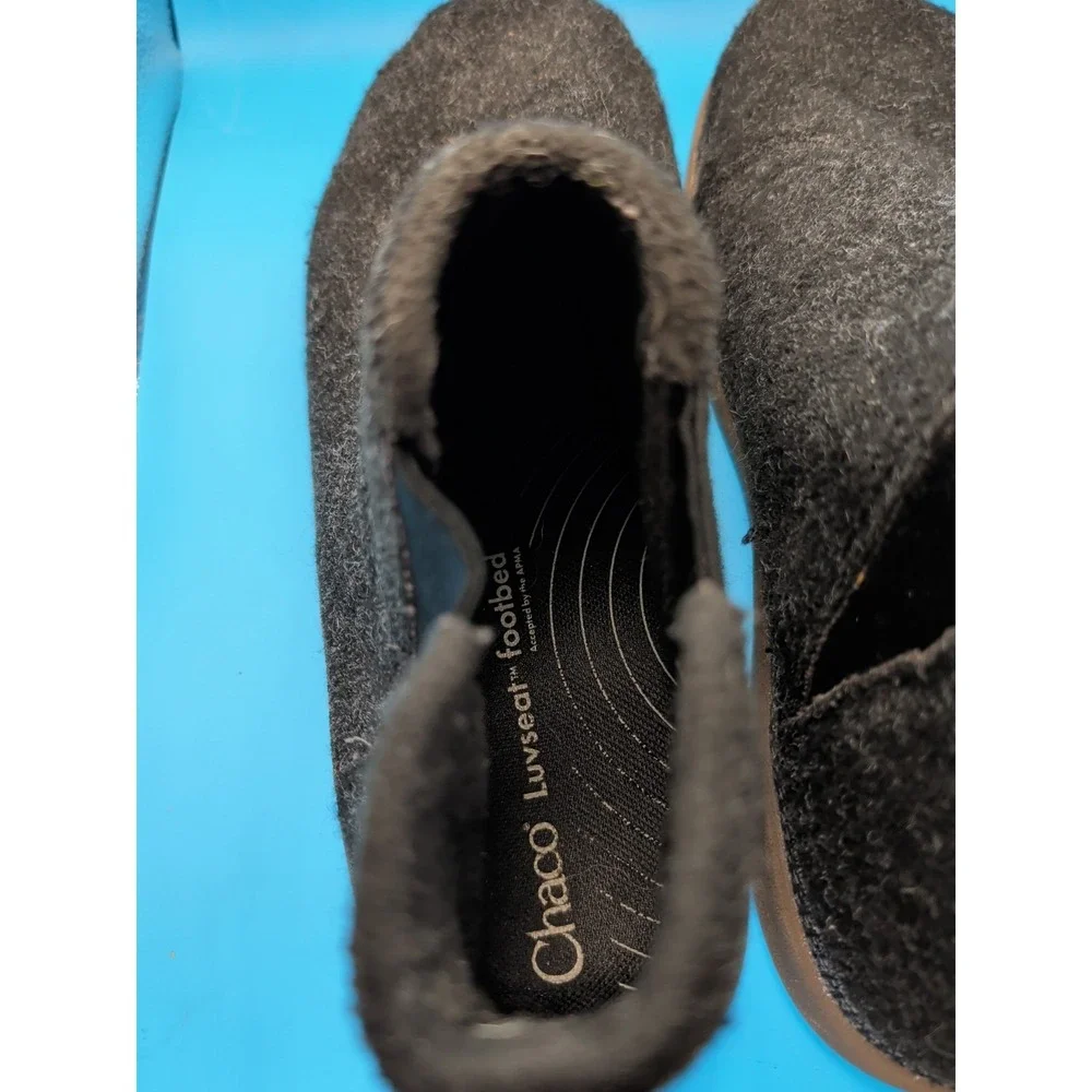 Chaco Men's‎ Revel Black Chelsea Boots JCH107491 Used